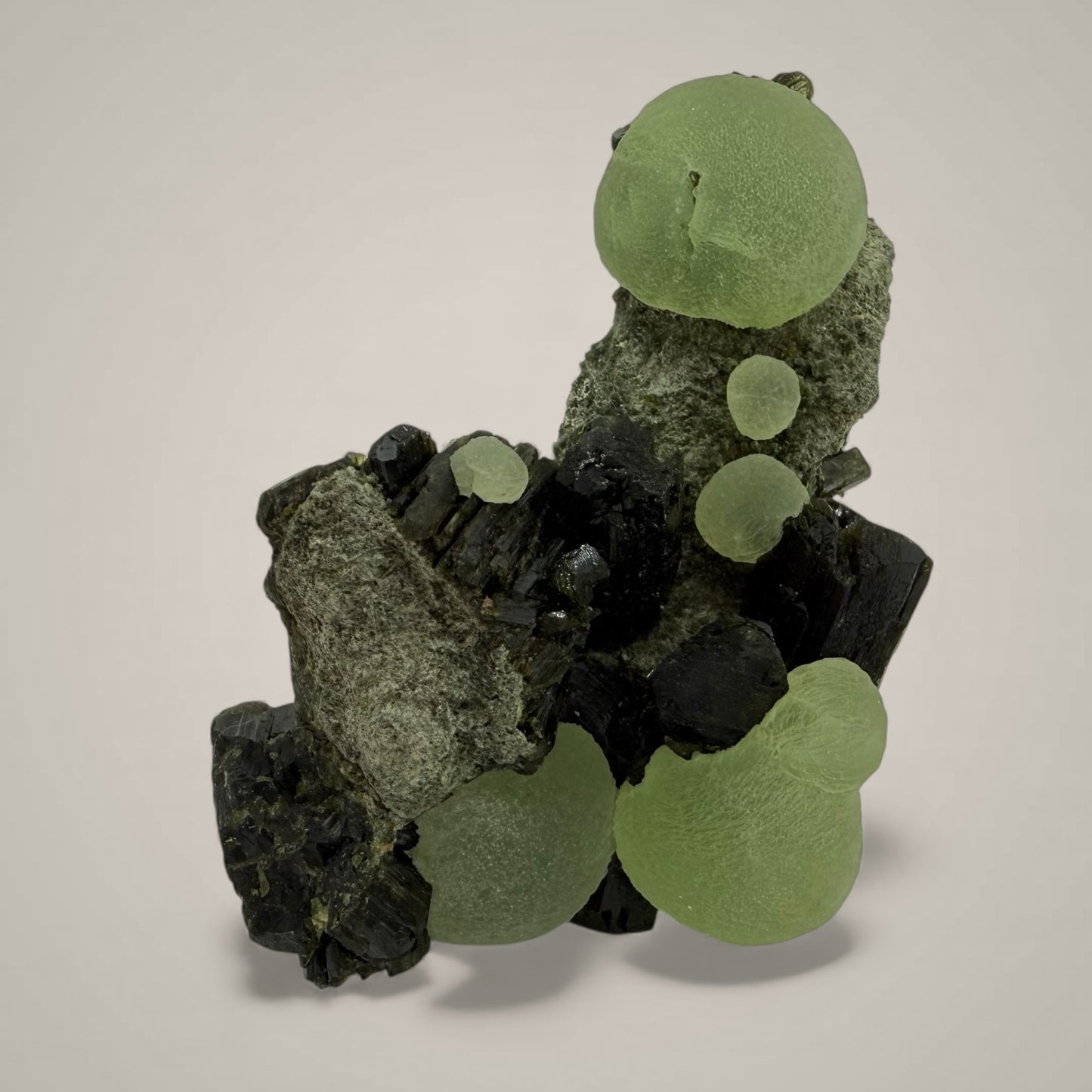 Prehnite and Epidote (Specimen #700112)