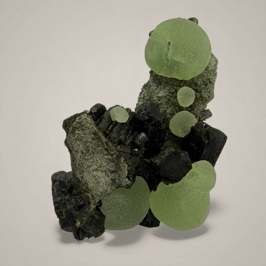 Prehnite and Epidote (Specimen #700112)