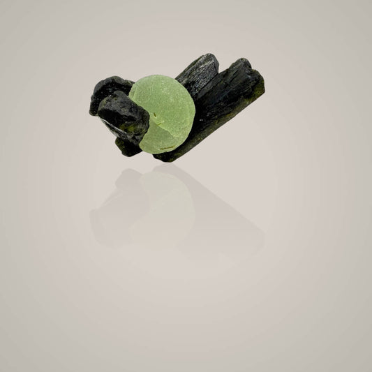 Prehnite and Epidote (Specimen #700115)