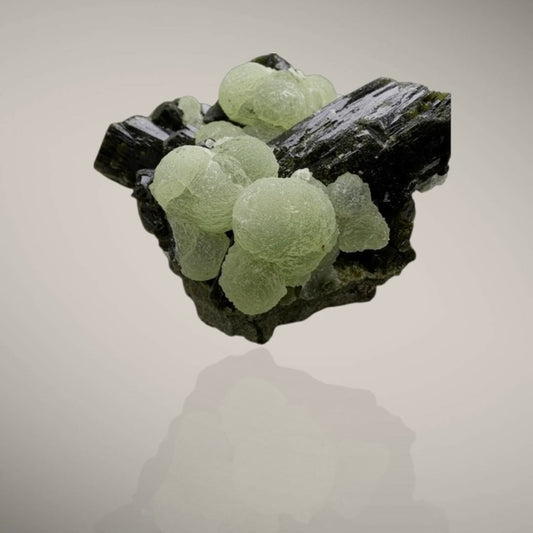 Prehnite and Epidote (Specimen #700110)